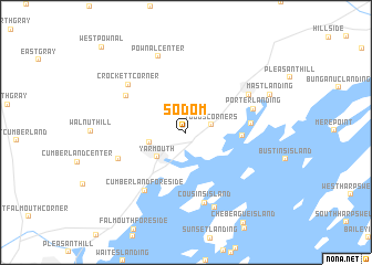 map of Sodom