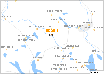 map of Sodom