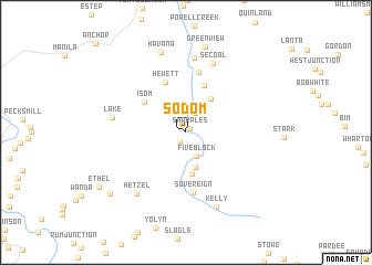 map of Sodom