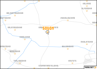 map of Sodom