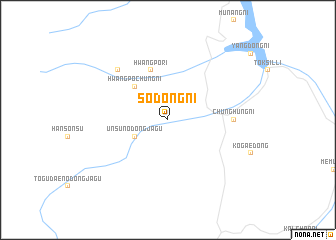 map of Sŏdŏng-ni