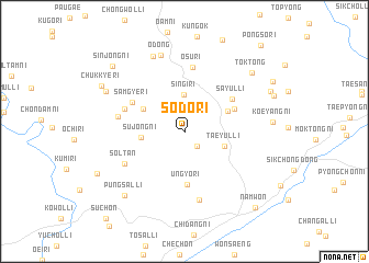 map of Sŏdo-ri