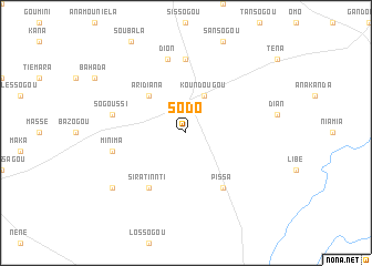 map of Sodo