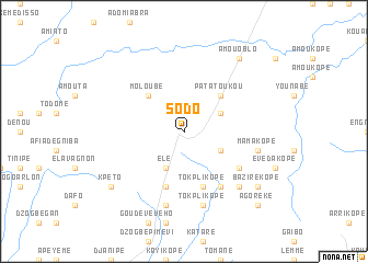 map of Sodo