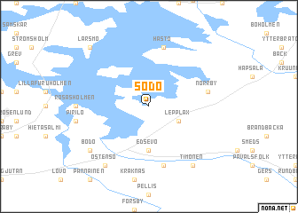 map of Södö