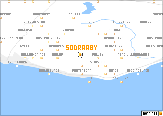 map of Södra Åby
