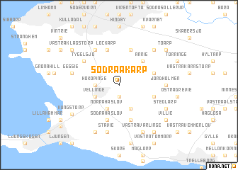 map of Södra Åkarp