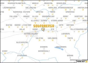 map of Södra Berga