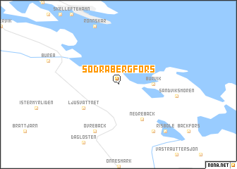 map of Södra Bergfors