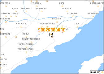 map of Södra Bodane