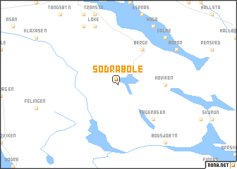 map of Södra Böle