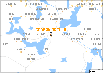 map of Södra Dingelvik