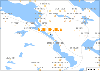 map of Södra Fjöle