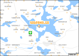 map of Södra Helgö
