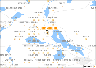 map of Södra Höke