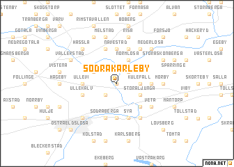 map of Södra Karleby