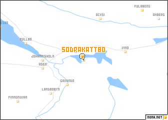 map of Södra Kättbo