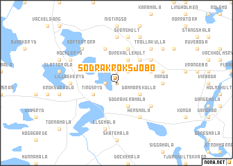 map of Södra Kroksjöbo