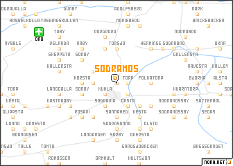 map of Södra Mos