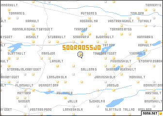 map of Södra Össjö