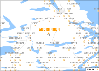 map of Södra Råda