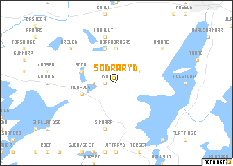 map of Södra Ryd