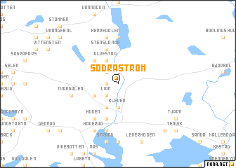 map of Södra Ström