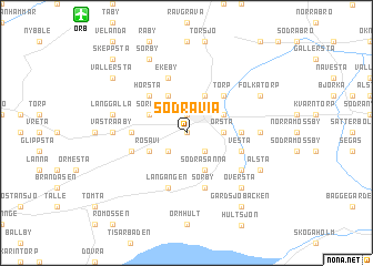 map of Södra Via