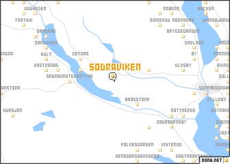 map of Södra Viken