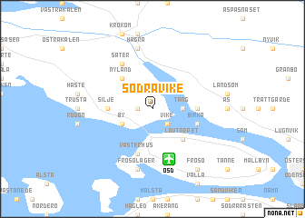 map of Södra Vike