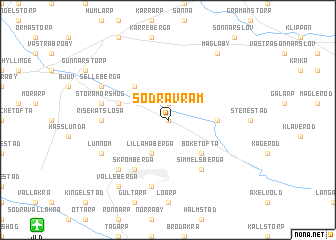 map of Södra Vram