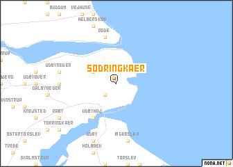 map of Sødring Kær