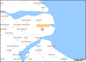 map of Sødring