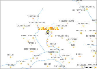 map of Soejŏm-gol