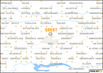 map of Soest