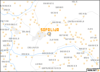 map of Sofalija