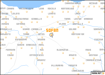 map of Sofán