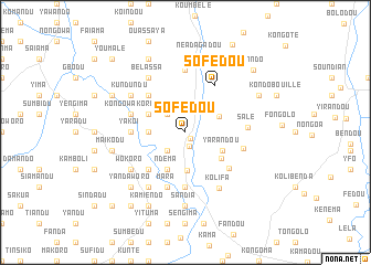 map of Sofédou