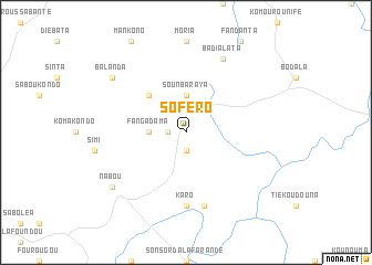 map of Soféro