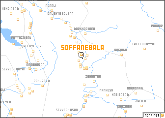 map of Soffān-e Bālā