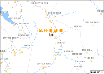 map of Soffān-e Pā\