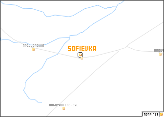 map of Sofīevka