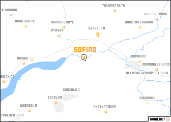 map of Sof\