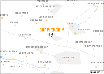 map of Sofiyevskiy