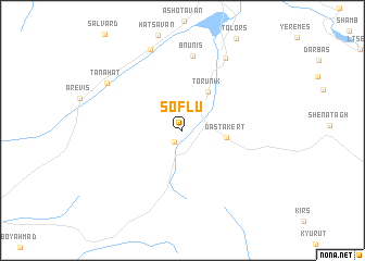 map of Soflu