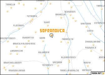 map of Şofranovca