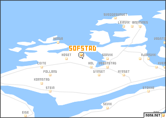 map of Søfstad