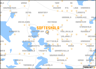 map of Söftesmåla