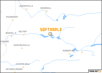 map of Soft Maple
