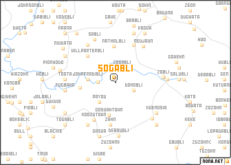map of Sogabli